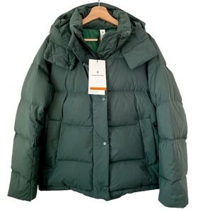 NWT‎ Lululemon 8 Wunder Puff Jacket Green $348 MSRP Puffer Coat 600 Goose Down L